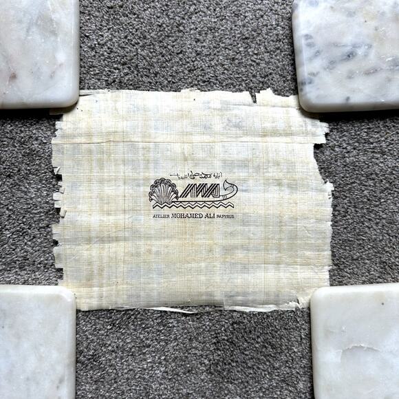 Authentic Hand Painted Ancient Egyptian Art M. Ali 9" x 7" - Picture 4 of 4